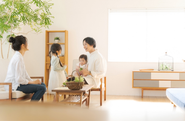工事範囲を区切って施工