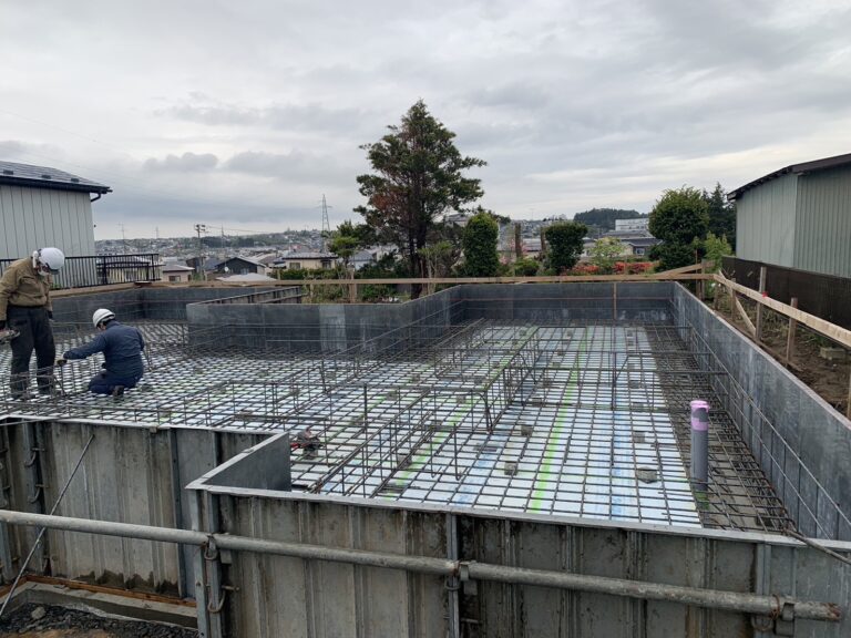 基礎の鉄筋は錆びててもいいの？　　　　　　　